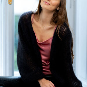 CARDIGAN MOHER S HEDVÁBÍM PŮLNOČNÍ LÁSKA