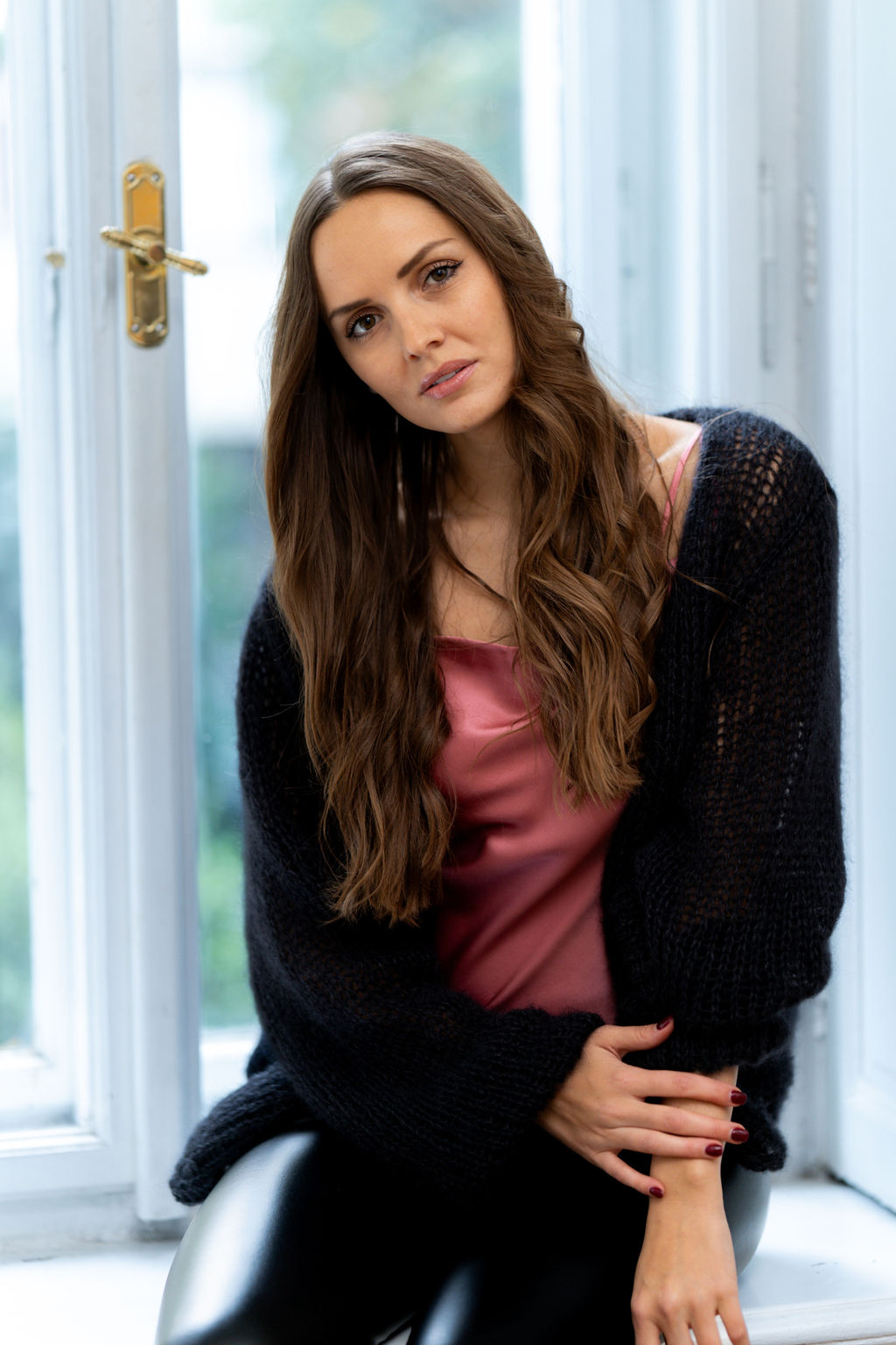 CARDIGAN MOHER S HEDVÁBÍM PŮLNOČNÍ LÁSKA - Obrázek 5