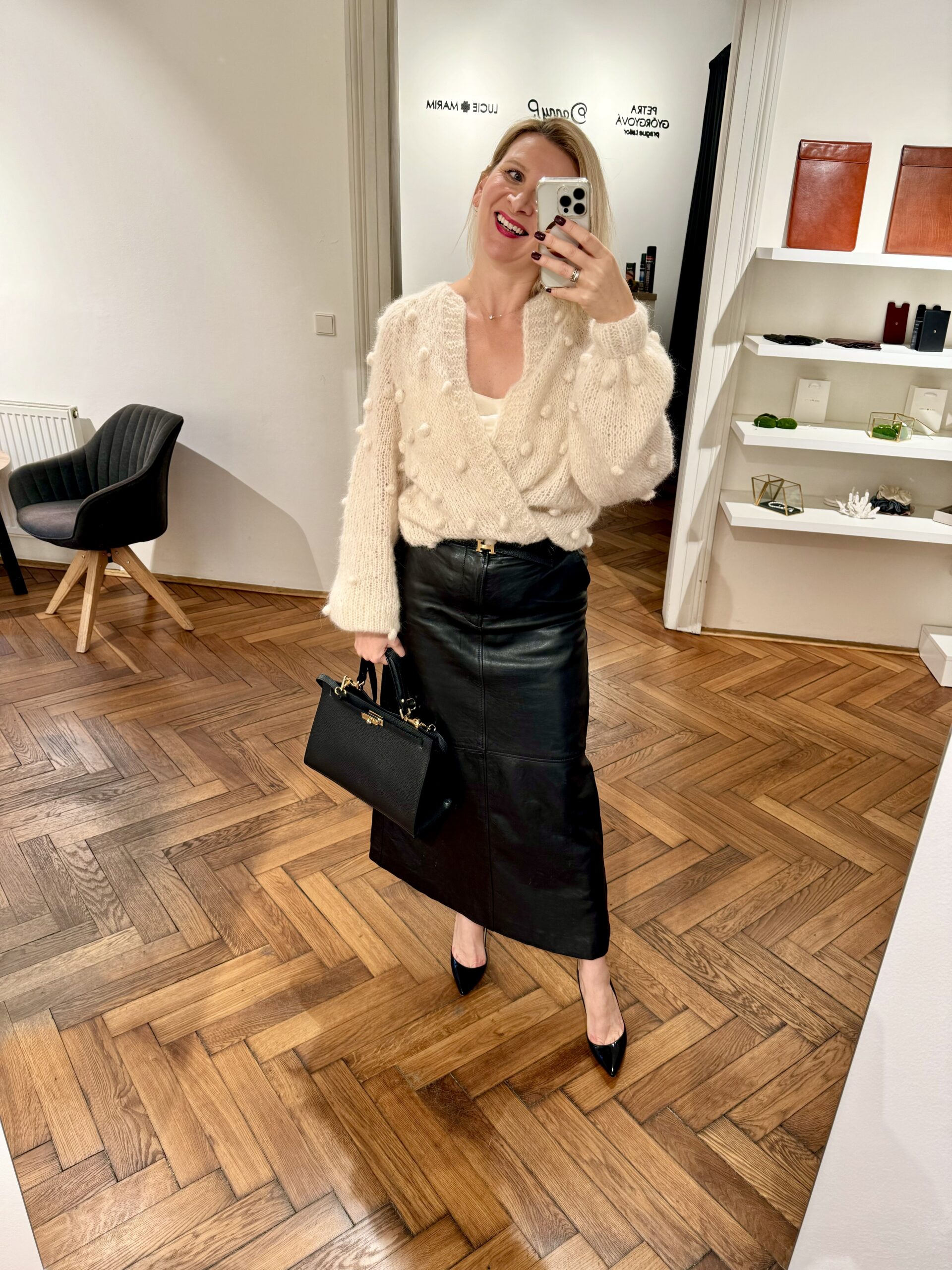 HEBOUČKÝ CARDIGAN ALPAKA & HEDVÁBÍ PROSECCO ivory - Obrázek 6