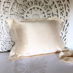 HEDVÁBNÝ POVLAK NA POLŠTÁŘ S KANÝREM