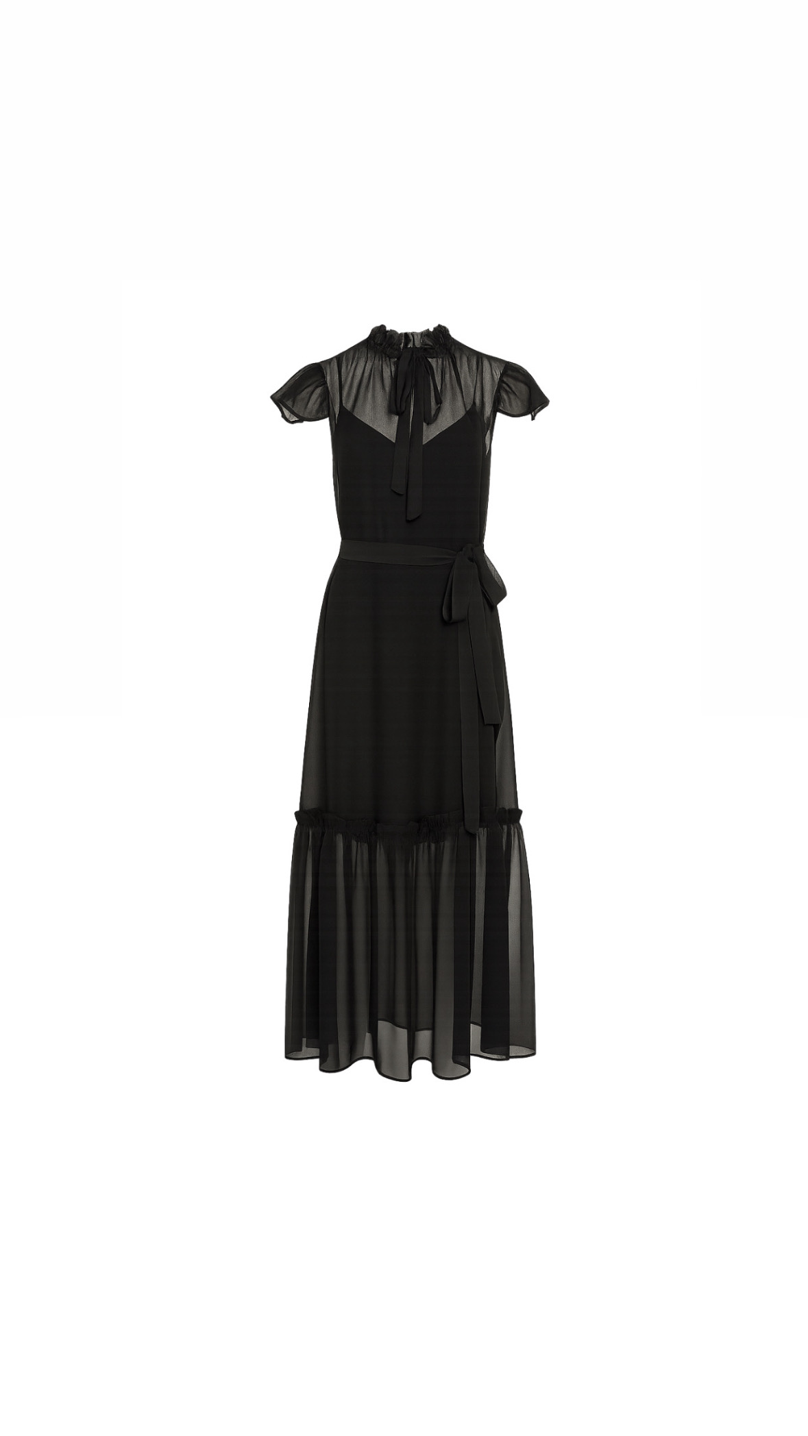 HEDVÁBNÉ ŠATY FLORANCE PŮLNOČNÍ LÁSKA - Obrázek 2