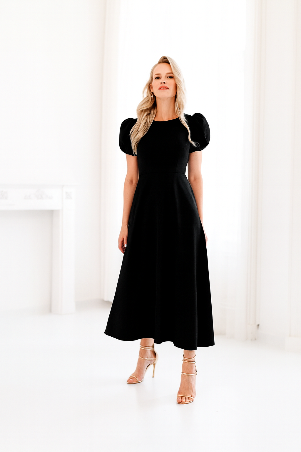 ŠATY ALLURE V ČERNÉ - LIMITOVANÁ KOLEKCE DARK MUSES