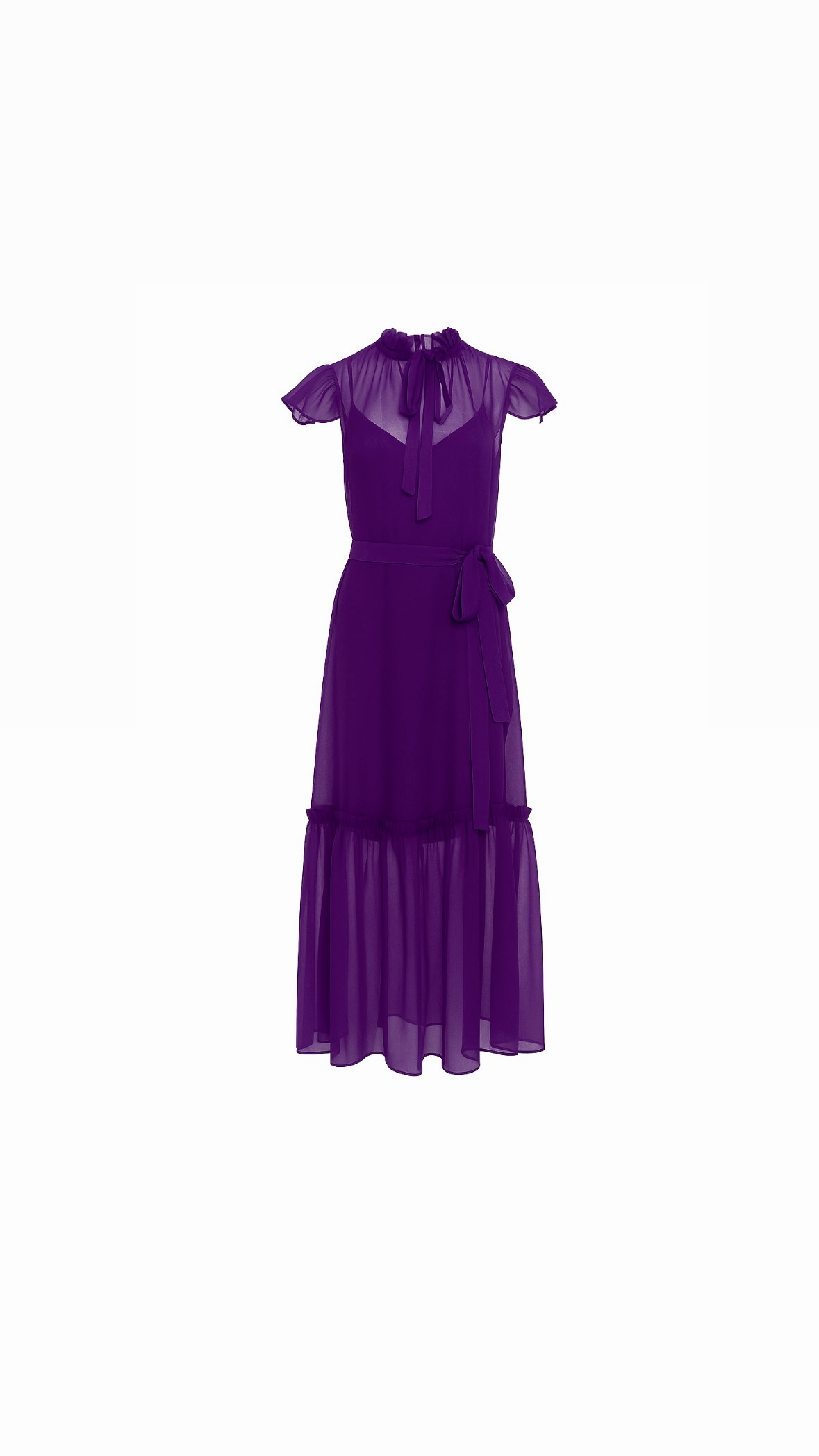 HEDVÁBNÉ ŠATY FLORANCE V MAGICKÉ FIALOVÉ