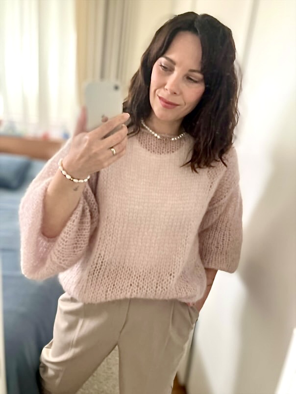 SVETR MOHER S HEDVÁBÍM BLUSH SECRET - Obrázek 3