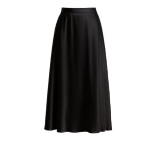 SUKNĚ S HEDVÁBÍM NĚŽNOST V ČERNÉ