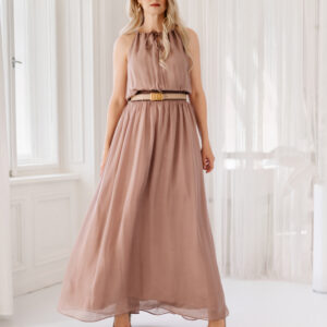 HEDVÁBNÉ ŠATY ZOE MOONLIGHT SAND