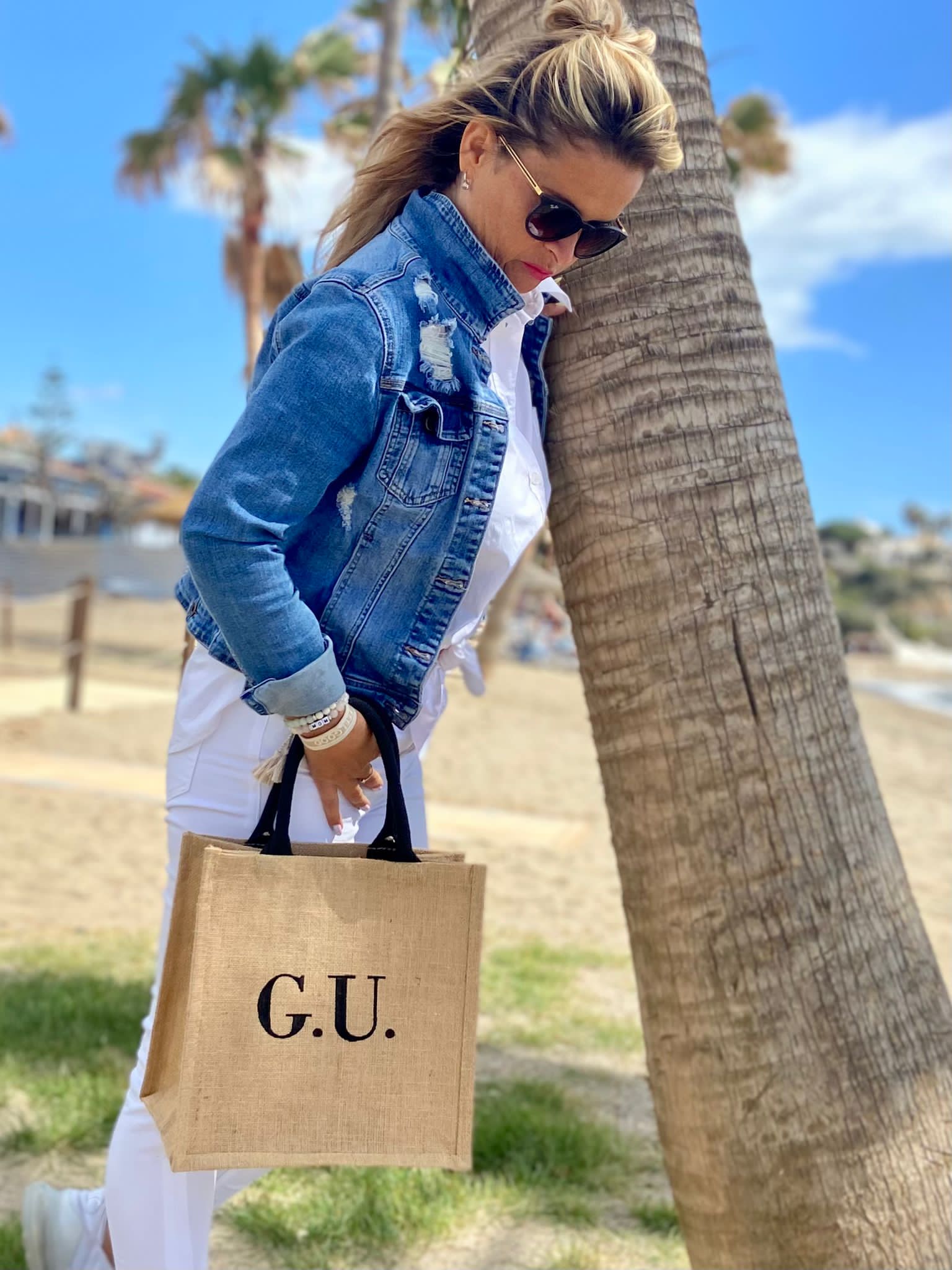 L I M I T K A - Jutová taška s monogramem - natur - Obrázek 4