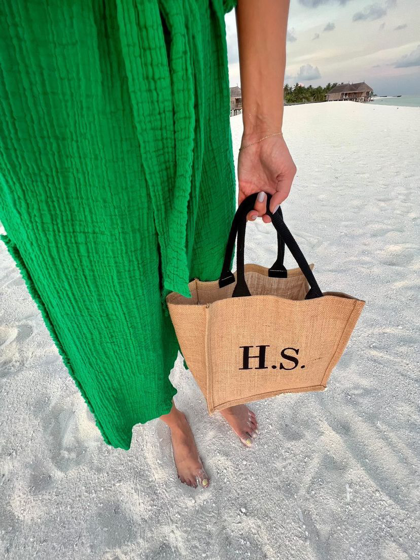 L I M I T K A - Jutová taška s monogramem - natur - Obrázek 6