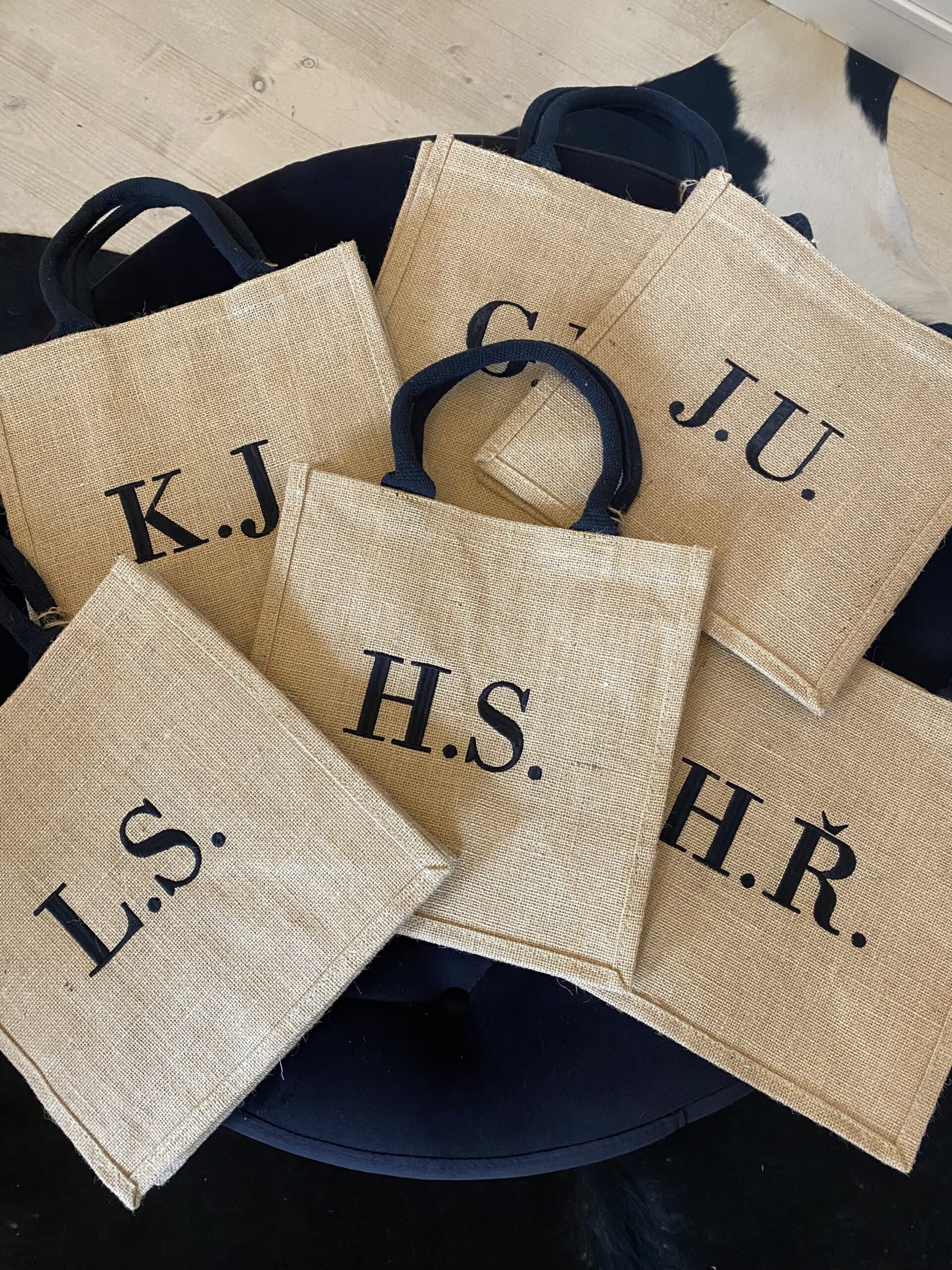 L I M I T K A - Jutová taška s monogramem - natur - Obrázek 5